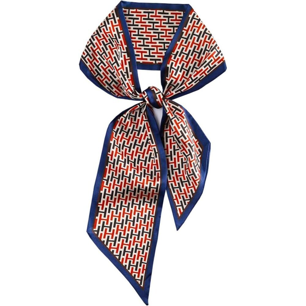 Women's formal H Fashion Purse Scarf For Handbags Silky Bag Skinny Scarves